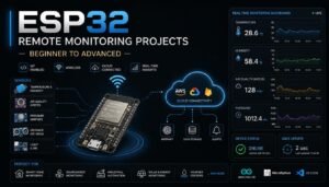 ESP32 Remote Monitoring Projects - Beginner to Advanced